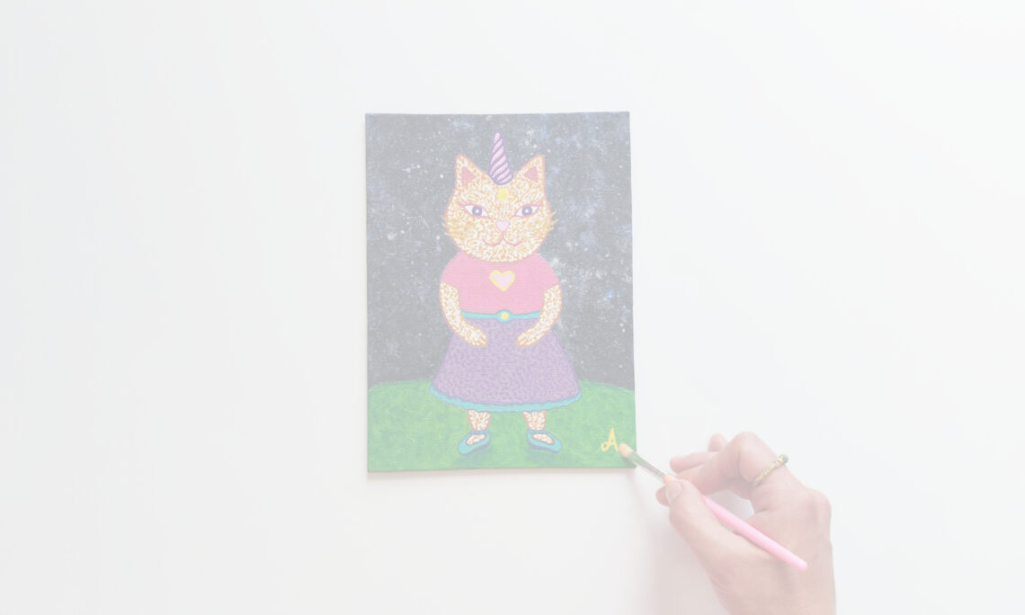 The Cosmic Caticorn by Alma Lewtom
