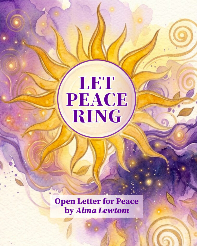 LET PEACE RING by Alma Lewtom
